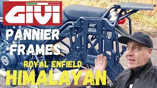 Givi Pannier frames installed on the Royal Enfield Himalayan The best pannier frame for the bike [upl. by Webber466]