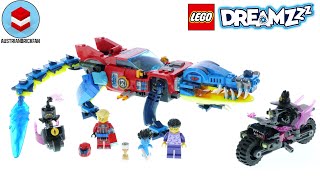 LEGO DREAMZzz 71458 Crocodile Car Speed Build Review [upl. by Osy126]