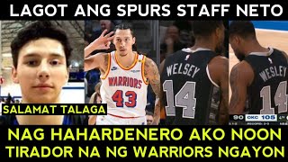 Lindy Waters III Hardenero noon TIRADOR na ng Warriors ngayon Spurs may SISIBAKIN na [upl. by Patience]