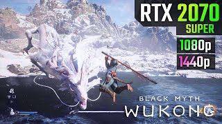 Black Myth Wukong  RTX 2070 SUPER  1080p vs 1440p FSR [upl. by Hoxsie]