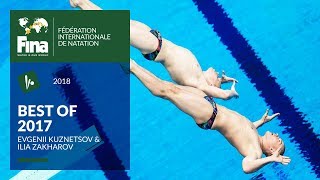 Evgenii Kuznetsov amp Ilia Zakharov made history in 3m Synchro  Best of FINA 2017 [upl. by Nivlad154]