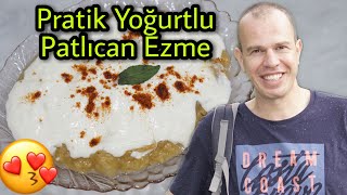 Hazır Köz Patlıcandan Yoğurtlu Ezme Tarifi [upl. by Nhguahs]