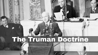 12th March 1947 Truman Doctrine established when the President asks for aid to Greece and Turkey [upl. by Jacintha131]