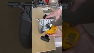 How to adjust dewalt circular saw cut angle For more DIY tips follow lizpacini [upl. by Corson294]