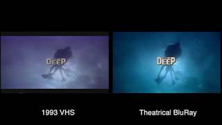 The DEEP 1977 rare 1993 VHS vs BluRay theatrical [upl. by Liggitt454]