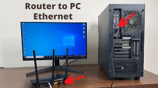 How to Connect Ethernet Cable to PC and Setup [upl. by Ayhtnic]