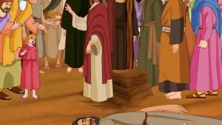 Jesus Heals The Paralysed Man Animation Video [upl. by Oravla]