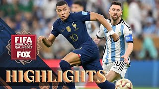 Argentina vs France Highlights  2022 FIFA World Cup Final [upl. by Shelley]