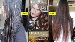 FIRST IMPRESSIONSLOREAL Excellence Fashion Highlights  DID IT WORKMakeup Topics [upl. by Yelmene763]