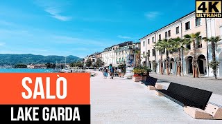 Salò  Italy Lake Garda  walking tour  4K [upl. by Ettereve]