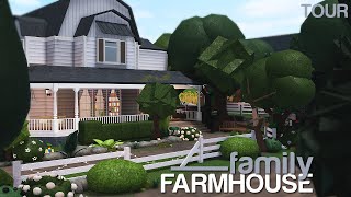 Family Farmhouse  Welcome to Bloxburg  Tour [upl. by Rola64]