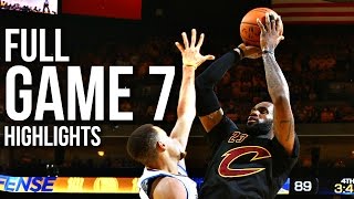 Warriors vs Cavaliers Game 7 NBA Finals  061916 Full Highlights [upl. by Arved]