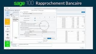 Sage 100 Comptabilité  Le Rapprochement Bancaire [upl. by Ailyt]