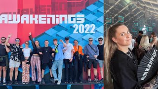 AWAKENINGS FESTIVAL 2022  Amsterdam vlog 🪩🎪 [upl. by Lebatsirhc]