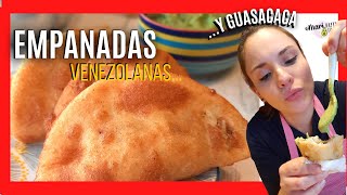 RECETA de EMPANADAS VENEZOLANAS de carne mechada➕ GUASACACA DIVINA😍 [upl. by Yahiya]