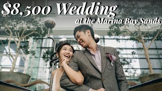 WEDDING At Singapore’s Marina Bay Sands  🇸🇬 BUDGET amp COST Breakdown [upl. by Violette916]