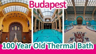 Gellert Thermal Bath  A Unique bath experience  Budapest Hungary [upl. by Carlita302]