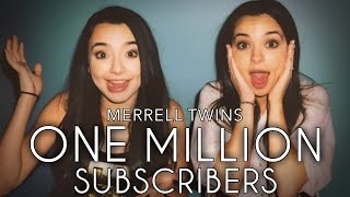 ONE MILLION SUBSCRIBERS  Merrell Twins Music Video [upl. by Leis315]