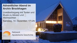 Archiv Brockhagen Adventlicher Abend und Kleine Adventsmusik [upl. by Nylrebma]