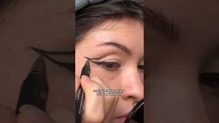 hooded eye beginner friendly graphic liner⚡️ [upl. by Enomar]