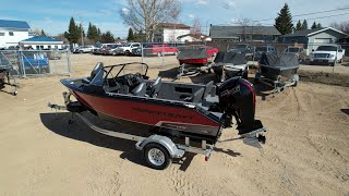 2022 Princecraft Sport 172 Max  Red and Black Mercury 115hp Pro XS [upl. by Arannahs961]