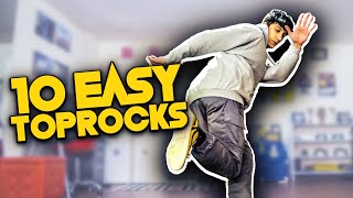 10 Easy Break Dance TOPROCKS for Beginners [upl. by Deerdre]