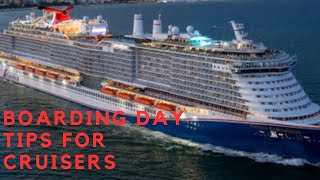 Essential Boarding Day Tips for First Time Cruisers [upl. by Nylg]