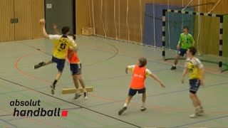 Handball 60 defence training [upl. by Enelkcaj]