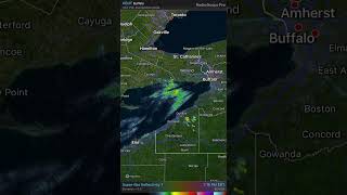 Bugs and lake breeze boundary detected by NWS Buffalo NY radar [upl. by Aimahs]