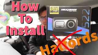 Nextbase 522 dash cam How to Install [upl. by Ellienad]