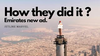 How they did it  6 interesting facts about Emirates new Burj Khalifa advertisement [upl. by Nasah]