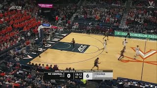 MENS BASKETBALL  Virginia vs NCCU Highlights [upl. by Avlis]