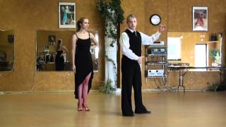 Argentine Tango Lesson 10 Ocho Cortado [upl. by Nashner]