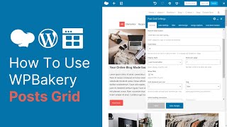 How To Use WPBAKERY POSTS GRID Element WordPress Plugin Tutorial [upl. by Coffee]