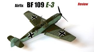 Airfix 172 Messerschmitt Bf109E3 Quick Review  Model Plane [upl. by Arakal]