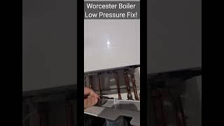 Worcester Boiler Low Pressure Fix [upl. by Akcire]