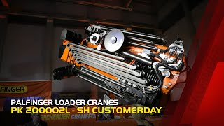 PALFINGER Loader Cranes  PK 200002LSH Customerday English [upl. by Helbonnah]