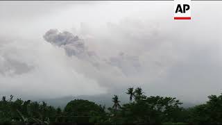 Lava flowing from Philippines volcano thousands evacuated [upl. by Draper821]