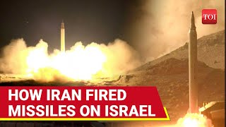 Iran Releases First Visuals Of Attack On Israel Watch Iran TVs Dramatic Announcement [upl. by Eceela]