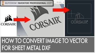 Convert Image For Sheet Metal EtchingDXF Export [upl. by Ettelloc]