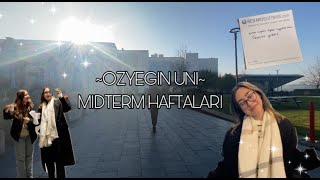 MIDTERM HAFTALARIÖZYEĞİN ÜNİ vlog2 [upl. by Aliak645]