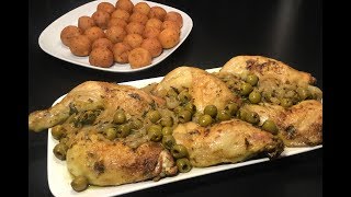 RECETTE D’ÉTÉ LE POULET AUX OLIVES ET AU CITRON RÔTI AU FOUR [upl. by Rednaskela559]