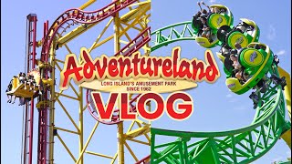 Our First Time at Adventureland on Long Island New York All Rides amp Roller Coasters [upl. by Amikay]