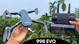 Best Budget Brushless Motor Drone  998 EVO Drone 🔥 [upl. by Gausman]