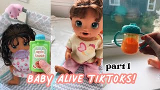 aesthetic baby alive tiktoks 🫶🏼🦩100 NOT MINE part 1 yt read desc [upl. by Cherilynn]