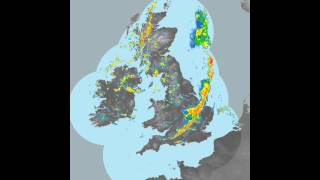 Rainfall radar from Saturday 25 January [upl. by Emixam377]