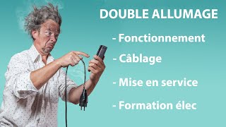 ⚡💡 BRANCHER UN DOUBLE ALLUMAGE  Interrupteur double allumage  électricité facile ⚡ [upl. by Hedveh]