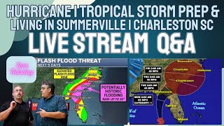 Living in Summerville amp Charleston South Carolina  QampA about Living Here  Tropical Storm Debby [upl. by Necyla]