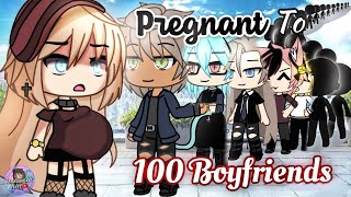 Pregnant To 100 Boyfriends  GLMM  GCMM  Gacha Life Mini Movie [upl. by Relyks956]