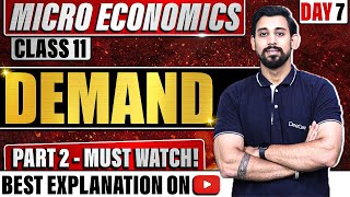 Microeconomics  Demand  Chapter 3  Part 2 [upl. by Yorker]